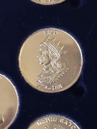 Colección 13 Monedas Reyes Asturias Plata