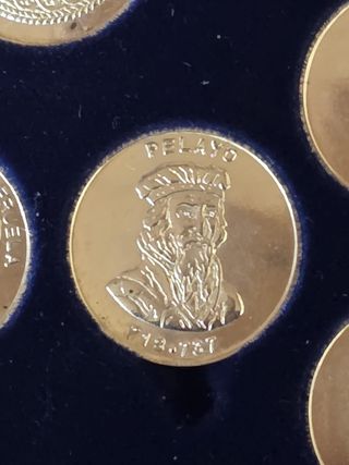 Colección 13 Monedas Reyes Asturias Plata