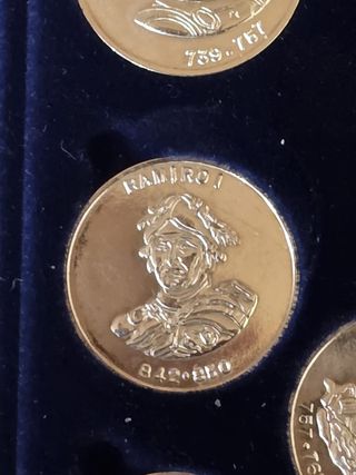 Colección 13 Monedas Reyes Asturias Plata