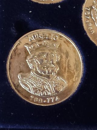 Colección 13 Monedas Reyes Asturias Plata
