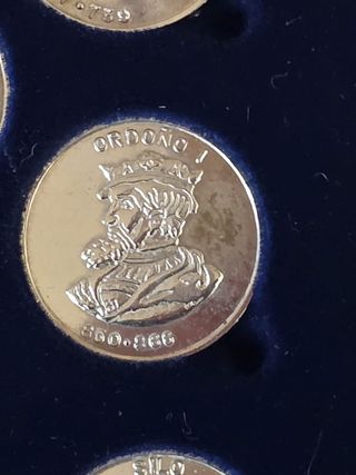 Colección 13 Monedas Reyes Asturias Plata