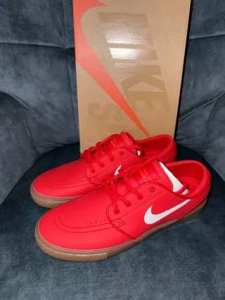 Nike Sb Janoski Scarpe Rosse Tg 38