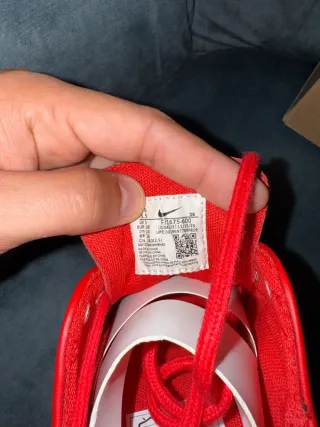 Nike Sb Janoski Scarpe Rosse Tg 38