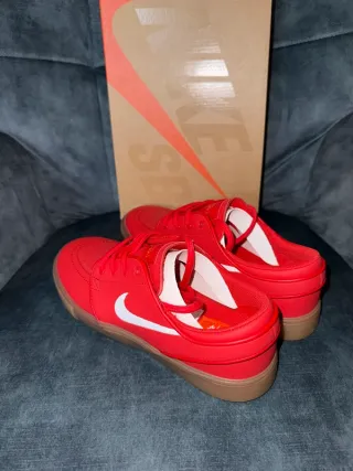 Nike Sb Janoski Scarpe Rosse Tg 38