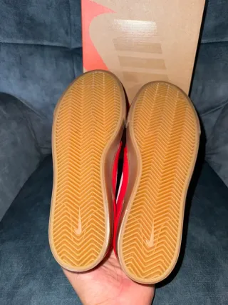 Nike Sb Janoski Scarpe Rosse Tg 38