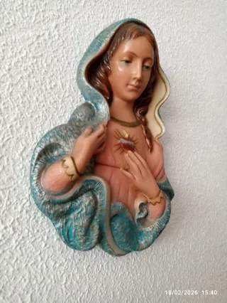 Escultura Corazón Inmaculado de María