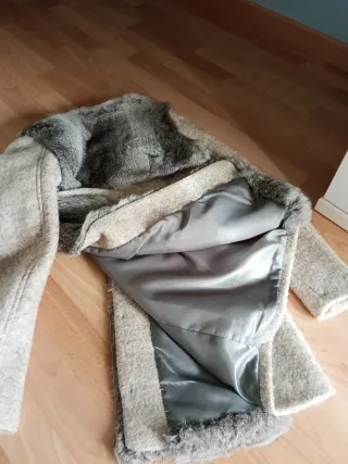 Abrigo con pelo