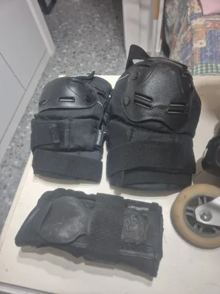 Patines Fila y equipo de protección