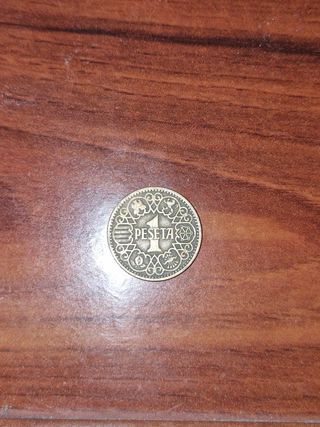 Moneda 1 Peseta España 1944