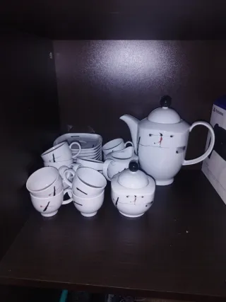 Juego de café de porcelana