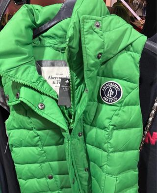 Gilet Abercrombie & Fitch Verde Taglia S