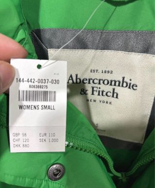 Gilet Abercrombie & Fitch Verde Taglia S