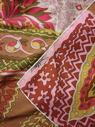 Foulard vintage multicolore