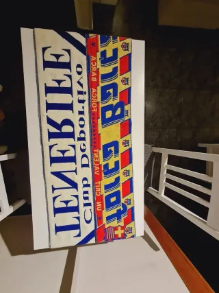 Bufandas FC Barcelona y CD Tenerife