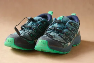 Zapatillas Trail Running Niño Salomon 33 Azul verd