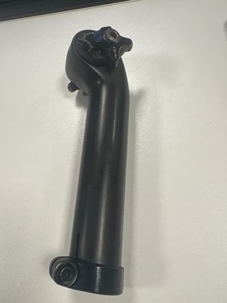 Tija carbono negra mate 175mm