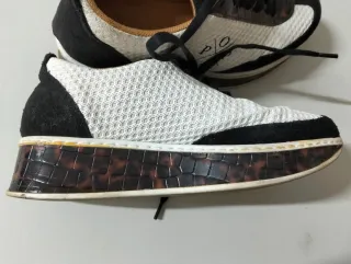 Zapatos OPPA mujer talla 36 blanco y negro