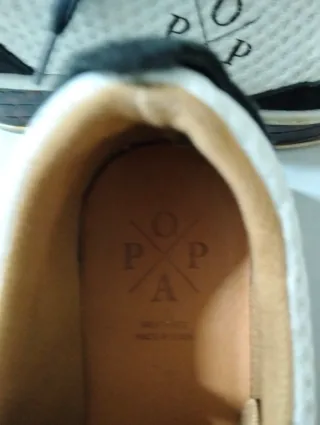 Zapatos OPPA mujer talla 36 blanco y negro