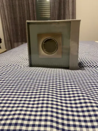 Foco de techo plateado y transparente