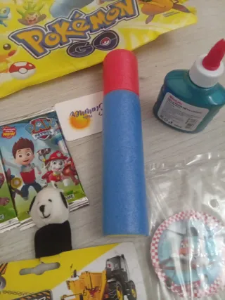 Lote Juguetes Nuevos con Mochila Pokémon