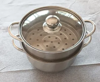 Olla Vapor Ultechnovo Doble Acero Inox