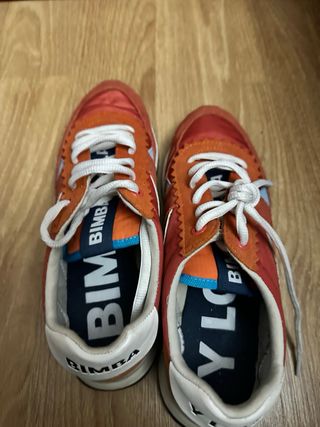 Zapatillas Bimba y Lola Naranja y Rojo
