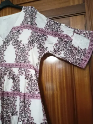 Lote 3 vestidos ANTEA azul y blanco talla 44