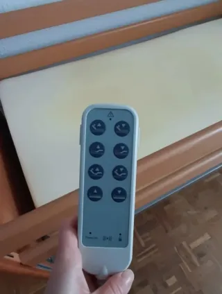 Cama articulada eléctrica con mando