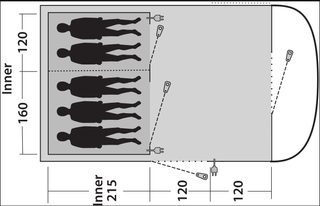 Tienda de campaña Outwell Lawndale 500