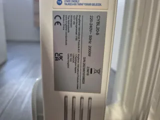 Calefactor Aceite Eléctrico 2000W