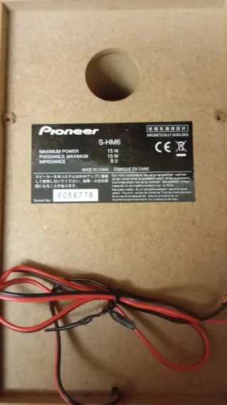 Altavoces Pioneer S-HM6 Negros