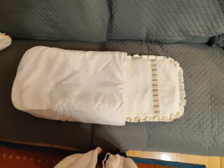 Funda cubrecapazo, saco de capazo y capota.