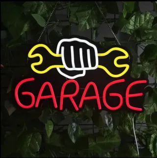 Lampada Neon LED "Garage"