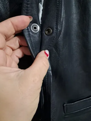 Chaleco Cuero Vintage Hombre T L/XL