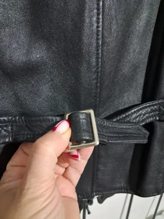 Chaleco Cuero Vintage Hombre T L/XL