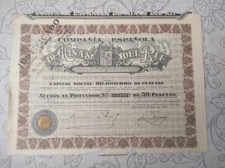 Lote 46 Acciones antiguas 1888-1979