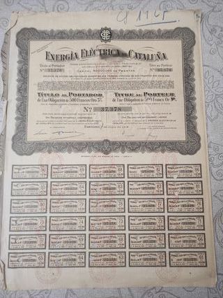 Lote 46 Acciones antiguas 1888-1979