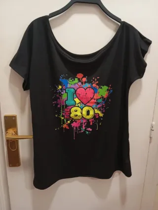 Camiseta Retro I Love 80s talla M