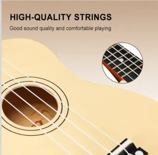 WINZZ Ukelele soprano Set completo Madera