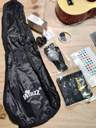 WINZZ Ukelele soprano Set completo Madera