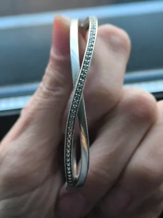 Pulsera Pandora Plata con Circonitas