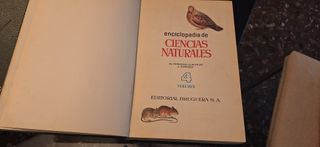 Enciclopedia Ciencias Naturales Bruguera años 60
