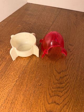 Bañera para hamster forma cometa