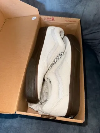 Vans Hairy Suede Beige/Brown Taglia 40.5