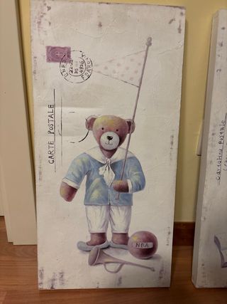 Cuadros Osos Habitación Infantil