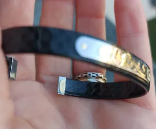 Bracciale Oro Giallo 750 Carbonio