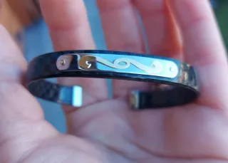 Bracciale Oro Giallo 750 Carbonio