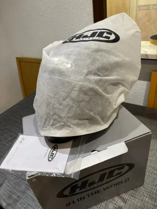 Casco de moto HJC negro mate