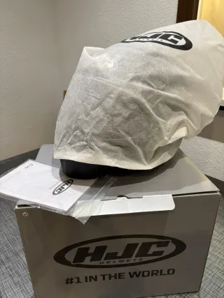 Casco de moto HJC negro mate