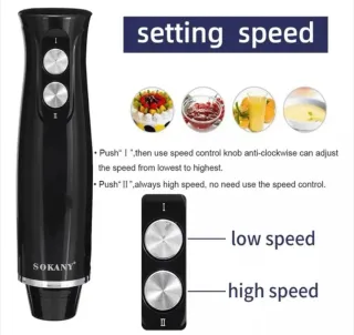 Batidora de Mano SOKANY 4 en 1